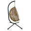Fauteuil à œufs suspendu pliable avec support et coussin pour patio et intérieur-129755428
