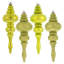 7" 4-Finish Finial Ornament-2100267228