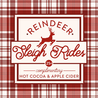 " Plaid Holidays III Red "