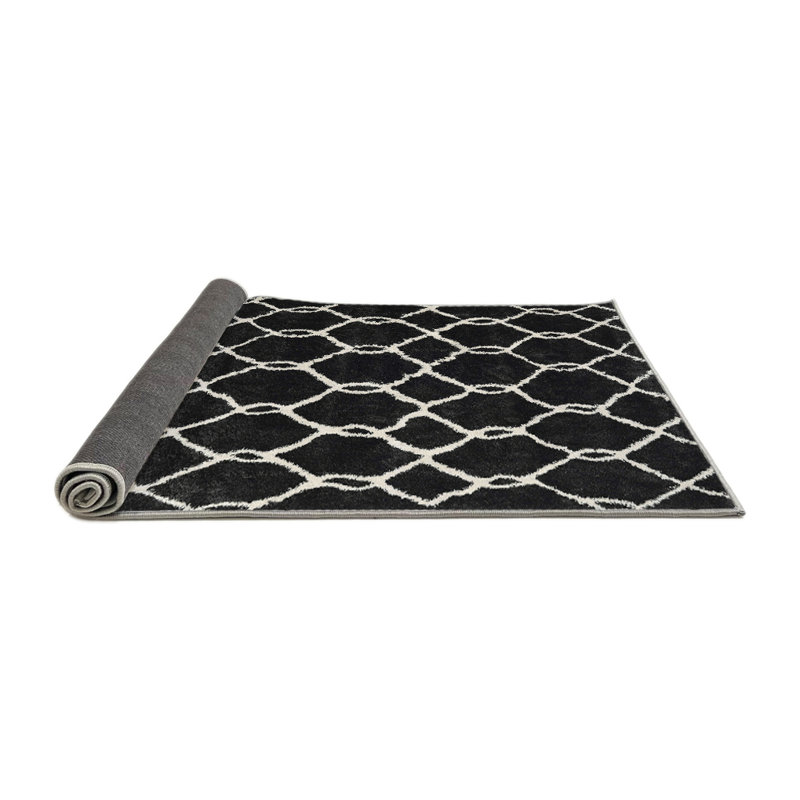 Geometric Indoor Rug, Round 3'