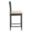 Tabouret de comptoir en bois de chêne noir Jax-123259861-123259863