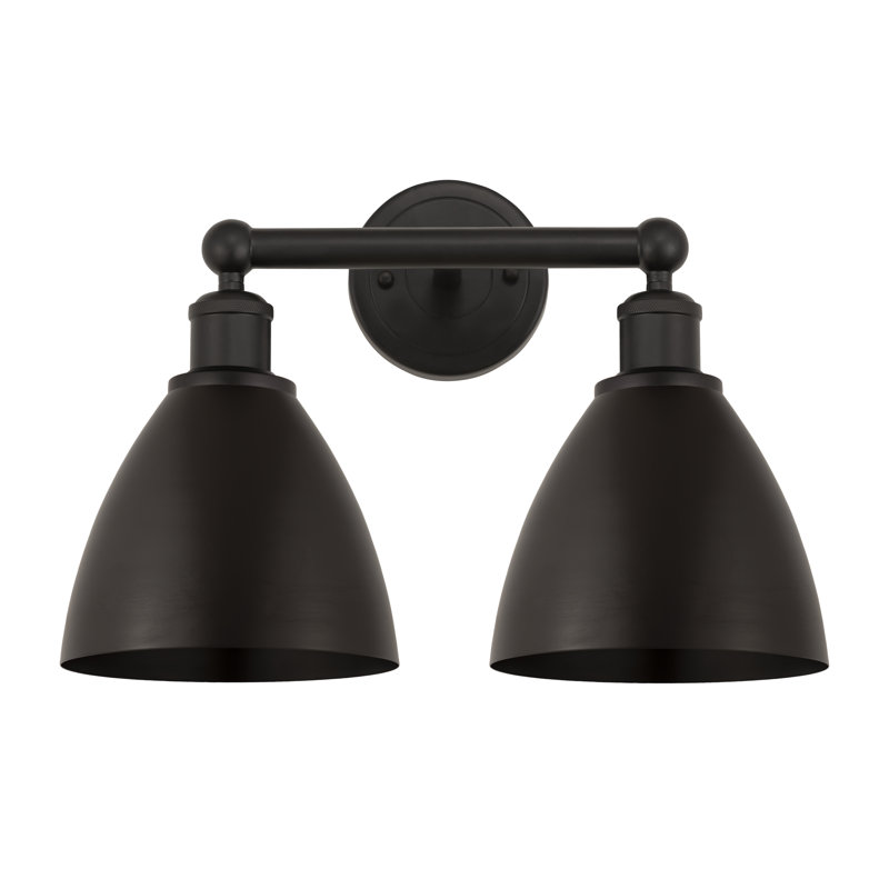 2 - Light Dimmable Vanity Light, Oil Rubbed Bronze, Oil Rubbed Bronze