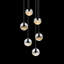 Luminaire suspendu grappe à 6 lumières DEL Grapes®-14262543-87058779-87058780