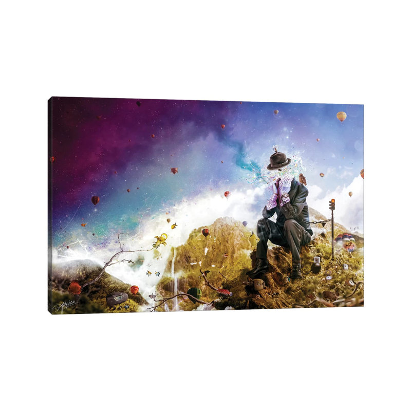 The Uninspired by Mario Sanchez Nevado - Wrapped Canvas Painting, 30.48 cm H x 45.72 cm W