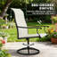 Ensemble de 2 chaises d'extérieur, chaises pivotantes-1005652574