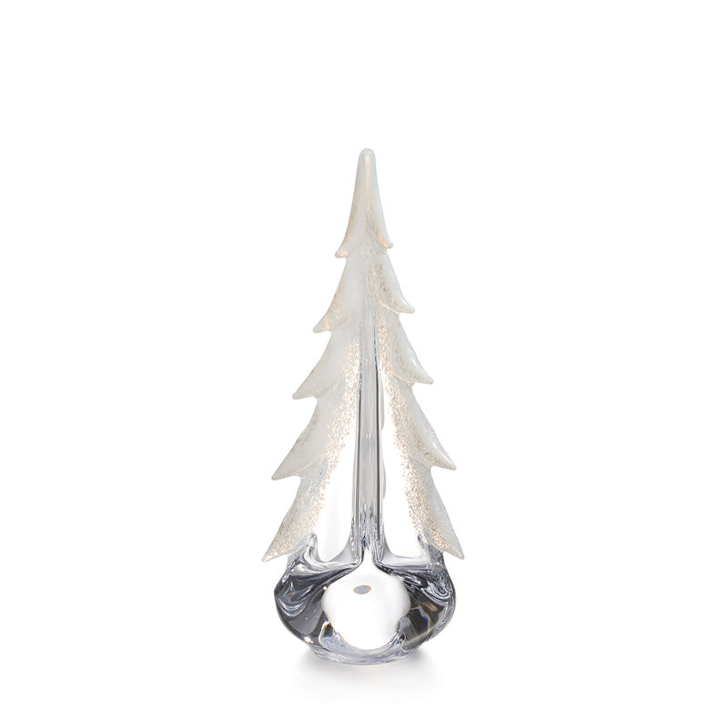 Snowy Branches Evergreen, 12" H x 5" W x 5" D