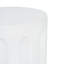 Table d'appoint blanche en béton cylindrique