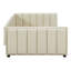 Lit plateforme tapissier grand et simple TG, lit mère et enfant, similicuir-624395597