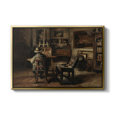 On the Banks of the Chiemsee (Ved bredden av Chiemsee), 1871-Hans Gude-Framed Gallery Wrapped Canvas