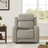 Top Grain Leather Dual-Motor Lay-flat Recliner with Power Headrest-116105048