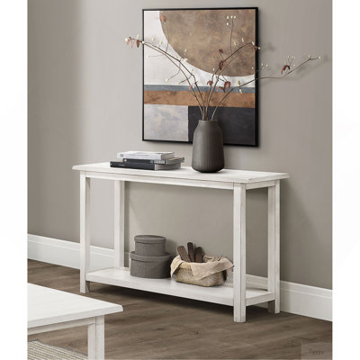 Console de canapé en bois, blanc