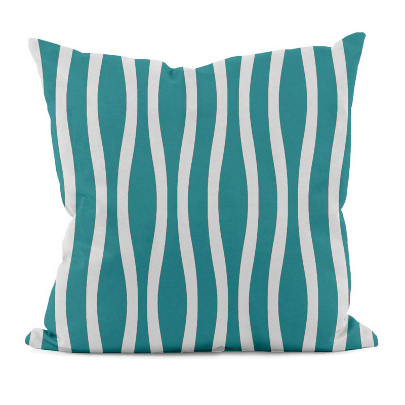 Housse et insert de coussin , H 18 po x l 18 po, Bleu lac