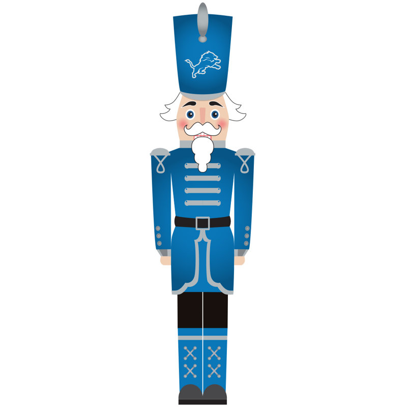 Detroit Lions 46" Nutcracker Leaner