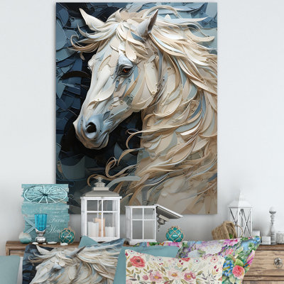 Luscious Unicorn Fantasy Hair I, reproduction d'art sur toile