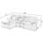 Boneless 109" Modular Corduroy Sectional Sofa With Chaise, No Assembly L-Shape Couch Reconfigurable Design-277012335