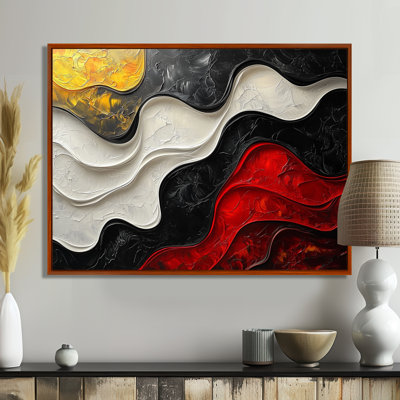 Westrick Black White Etheral Red Currents - Fauvism Wall Art