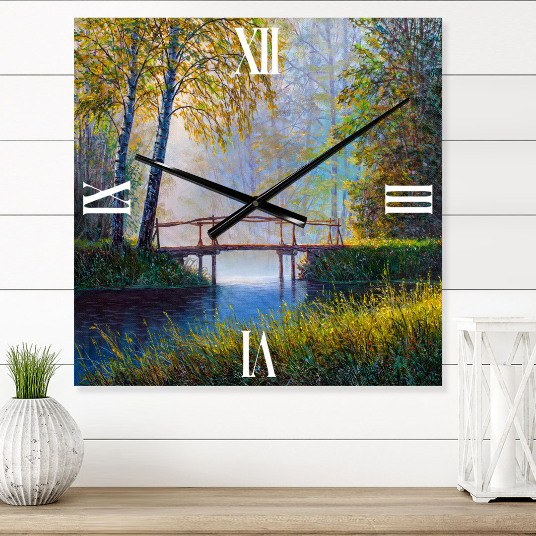 Metal Wall Clock East Urban Home 