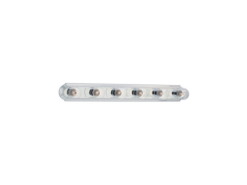 47DF47D880FD4627A87C7EF2BEADF060 Applique murale De-Lovely à six lumières chromée