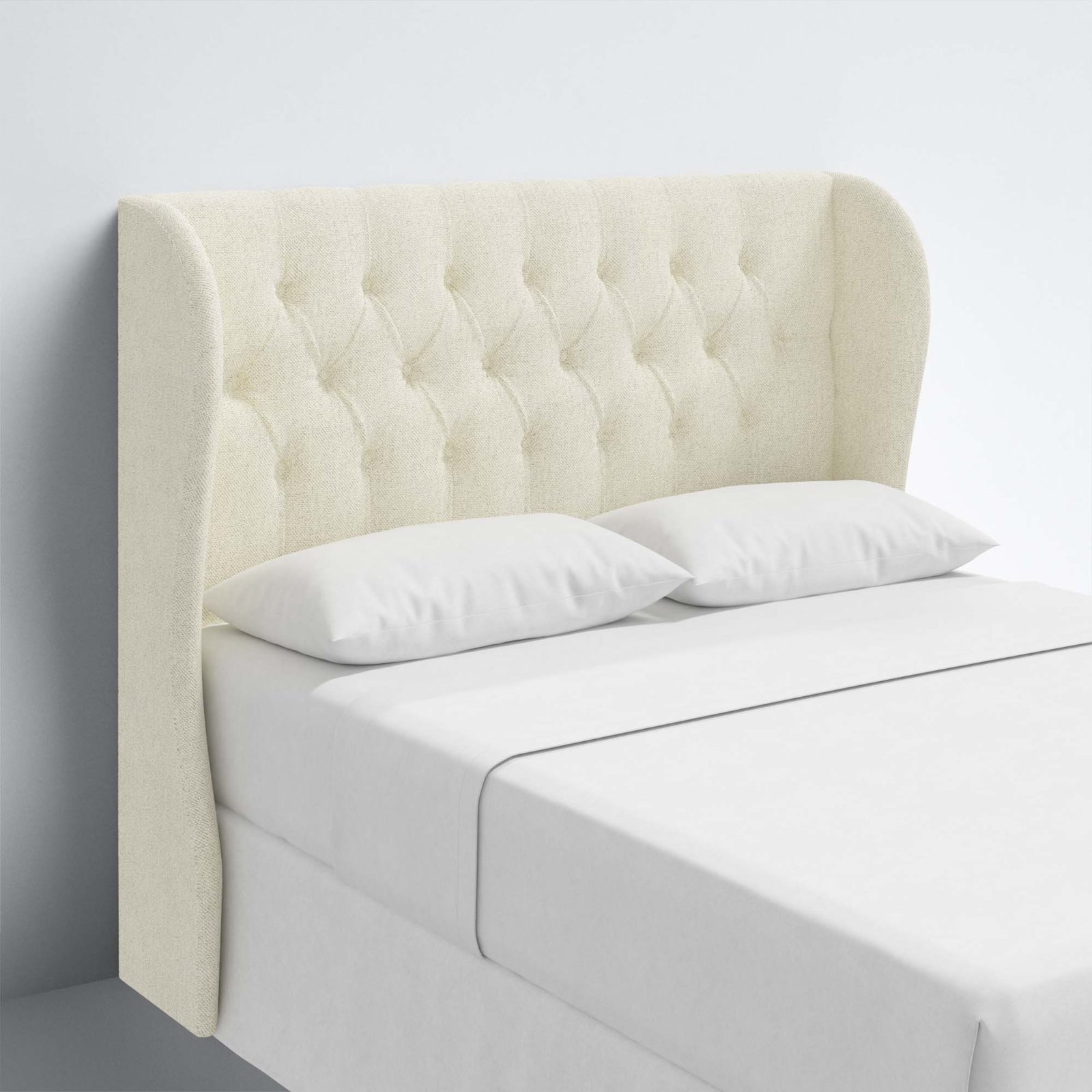 Tomey Upholstered Headboard, California King, Milsap Canvas Sustain® Tweed