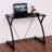 Heger Tempered Glass Writing Desk