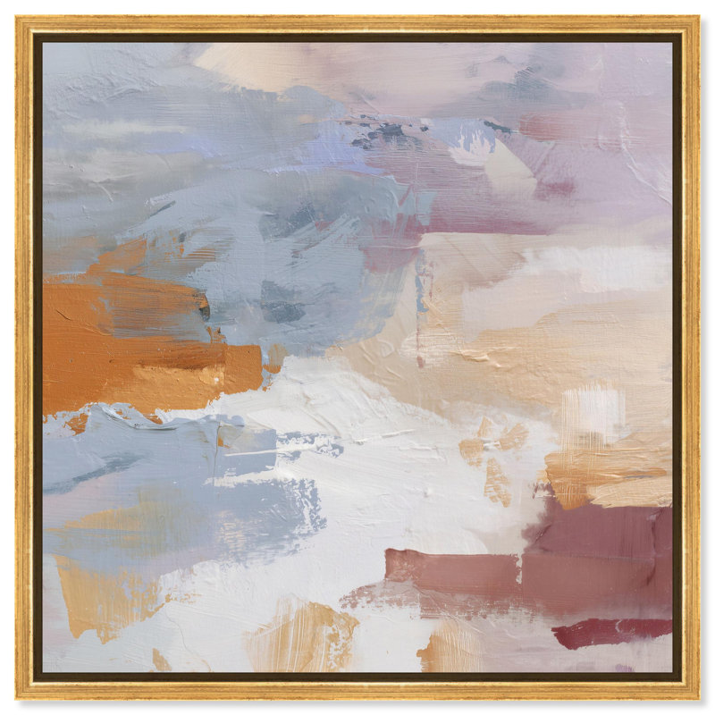 «Harbor Hues III», impression sur toile coucher de soleil par Art Remedy, cadre doré, 20 x 20, H 21 po x l 21 po, Cadre doré