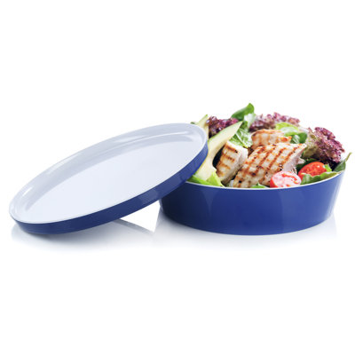 Ensemble de bol de service 2 pièces en mélamine grand Shirlee