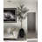 Artificial Olive Tree In Black Konos Vase-1865542875