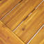 Table basse d'extérieur en bois d'acacia