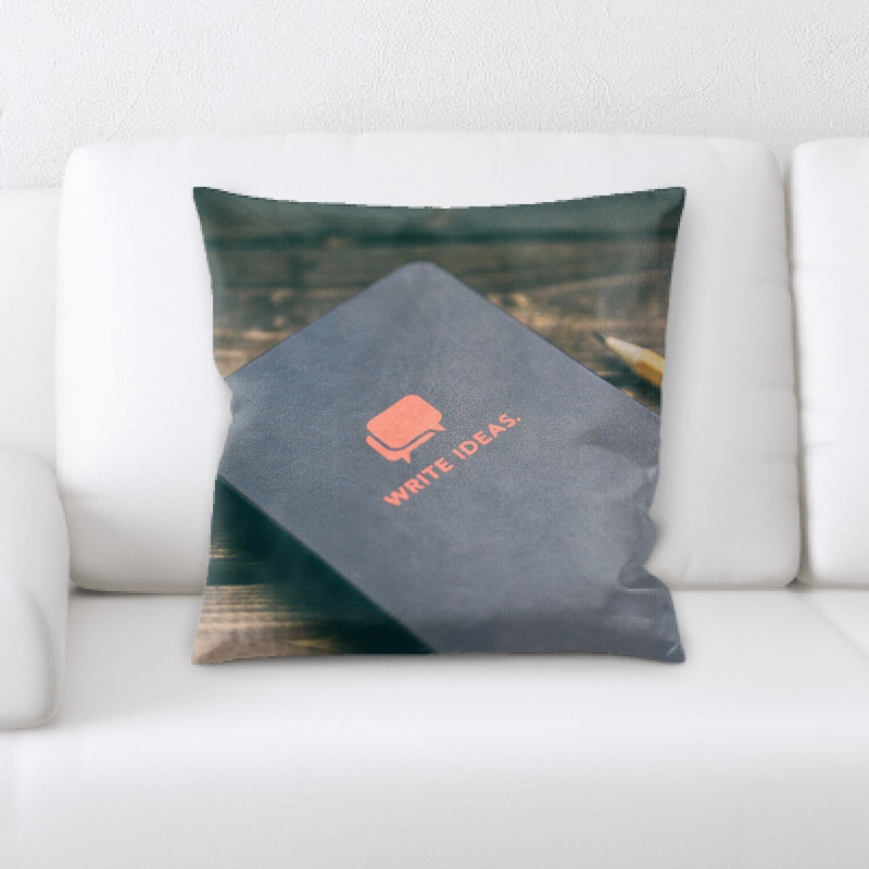 Microsuede Reversible Throw Pillow