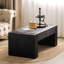 Table basse en bois, table rectangulaire de style campagnard moderne de 49 po-283024146