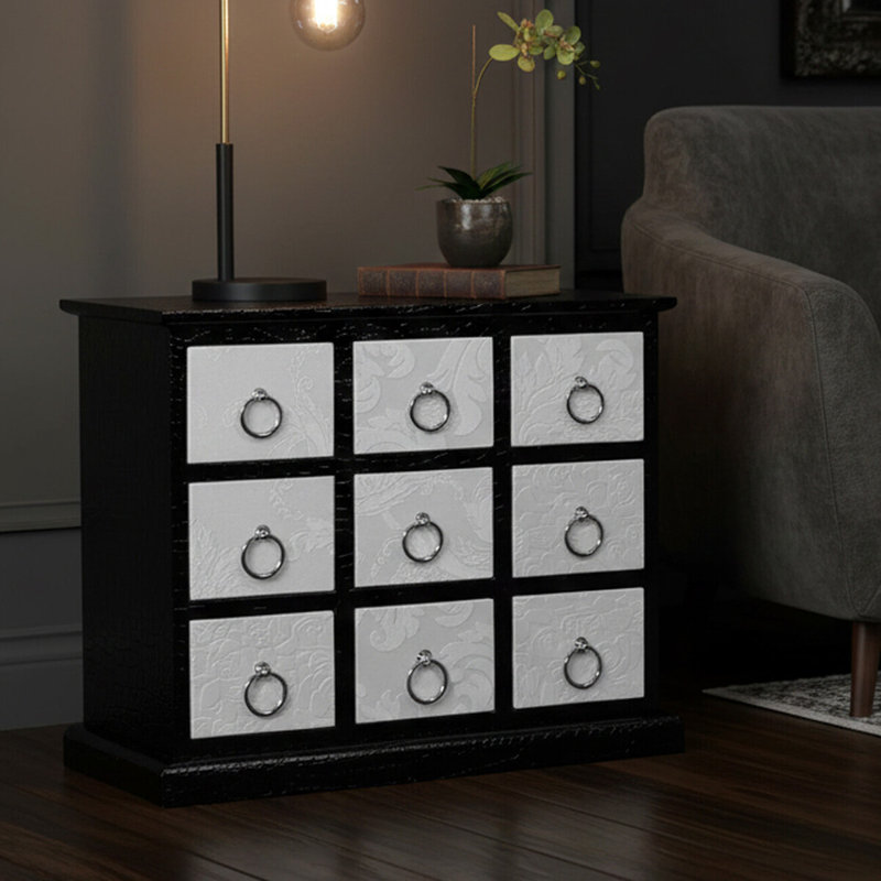 Distefano 44cm W 9 - Drawer Chest of Drawers