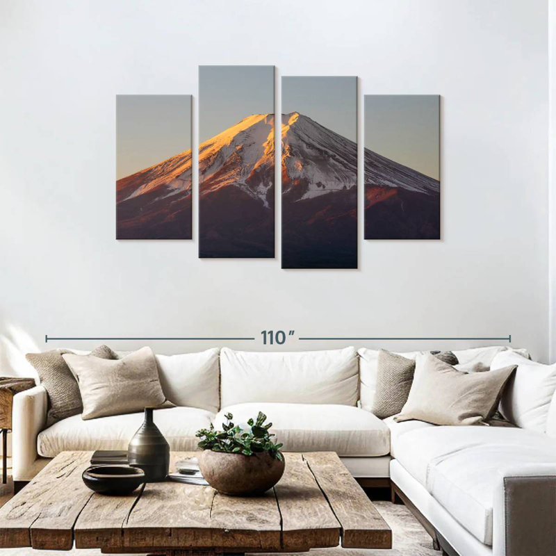 Alvord Mt Fuji Sunrise, H 48 po x l 75 po