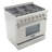 Kucht 36 " 5.2 Gas and Electric Range with Grate Cooktop-36174879-36174881