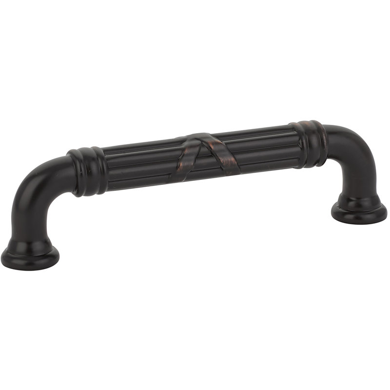 Poignée barre Emtek, Bronze huilé, 4"
