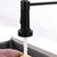 Robinet de cuisine rétractable noir mat - remplissage en céramique, fuite - pour évier empreintes digitales et taches d'eau, durabilité accrue, entretien facile