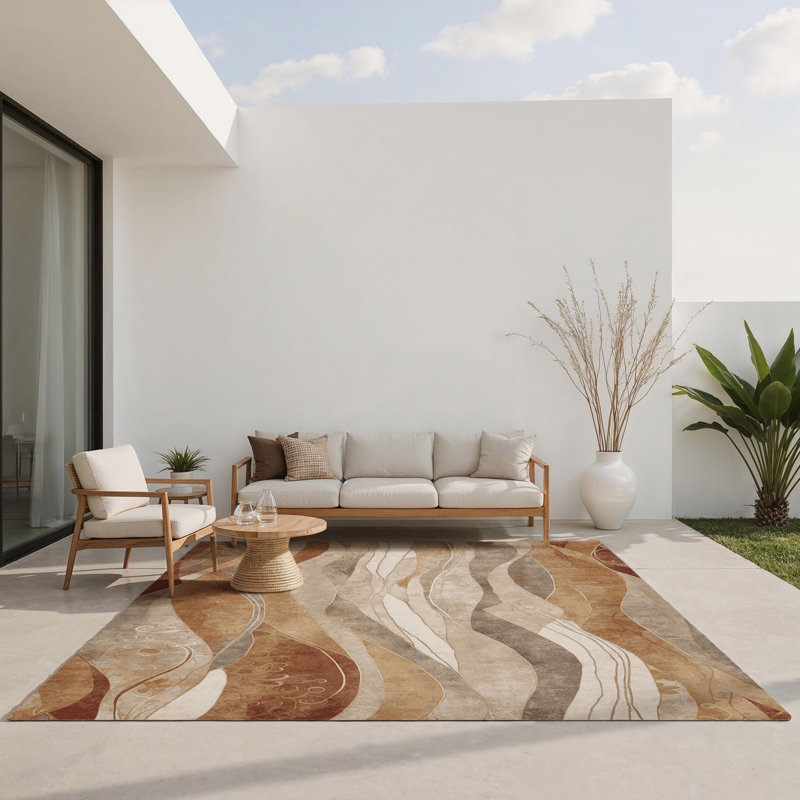 Tapis intérieur et extérieur Twilight Sands, Rectangle 1 pi 6 po x 2 pi 6 po