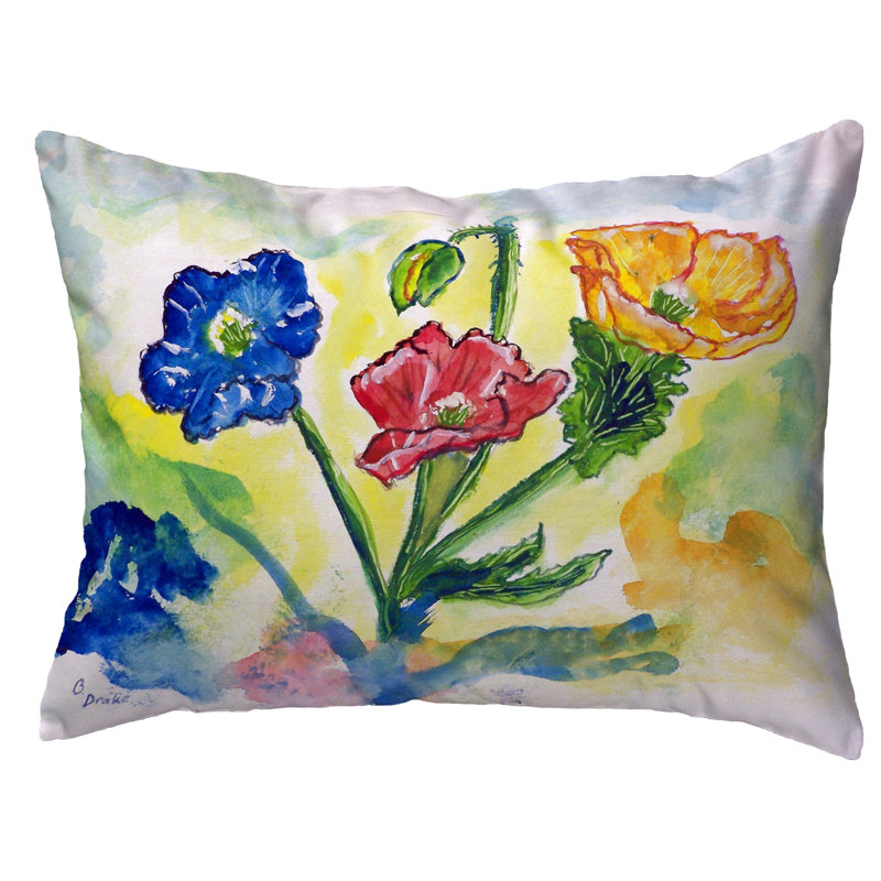  Coussin lombaire intérieur / extérieur Bugs and Poppies