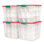 Homz Plastic Storage Tub & Tote
