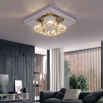 Crystal LED Flush Mount