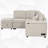 Cassan Upholstered L-Shaped Sectional Left Hand Facing-560008785