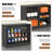 48”w * 20”d * 38”h - Slatwall Front Black Cash Wrap Wood Retail Counter Checkout