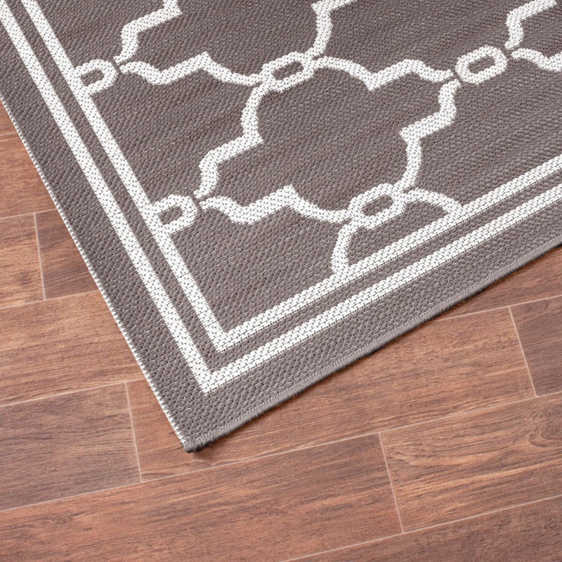Annmaria Geometric Indoor / Outdoor Area Rug, Rectangle 80 x 150cm