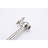 Wall Mounted Pot Filler In Brushed Nickel, Facilitates Filling, Double Handles For Precise Water Release, Exterior Mount Faucet Easy Flow Control, Corrosion And Fingerprint Surface, Quality Aerator