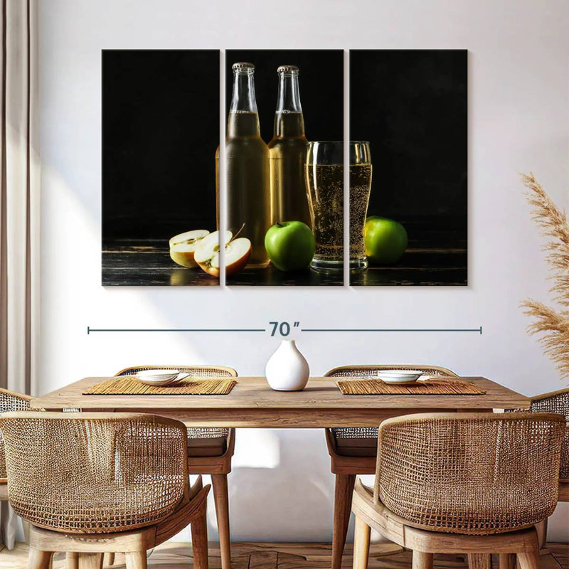 Sparkling Apple Cider, 42" H x 65" W
