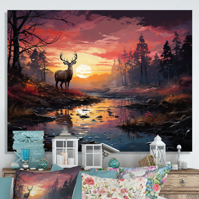 " Deer Enchanted Twilight II "