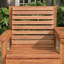 Sieghart Solid Wood Fir Outdoor Bench