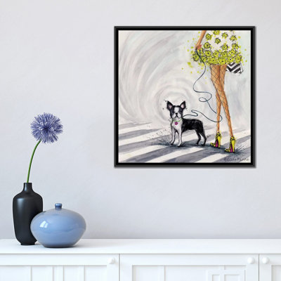 Série : crosswalk life, reproduction d’art sur toile tendue City Girl