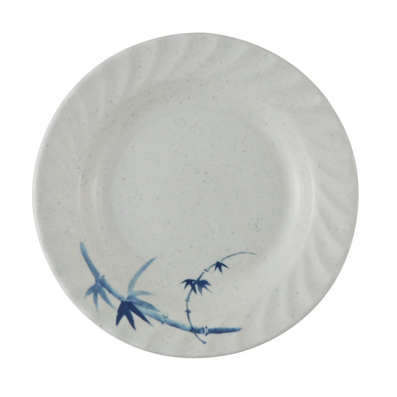 Bamboo Curved Rim 10.5" Dinner Plate