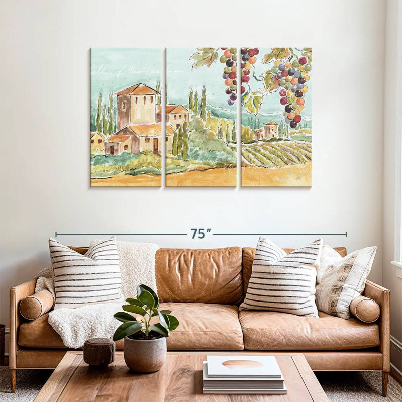 Brise toscane Alvord sans coquelicots, H 36 po x l 57 po