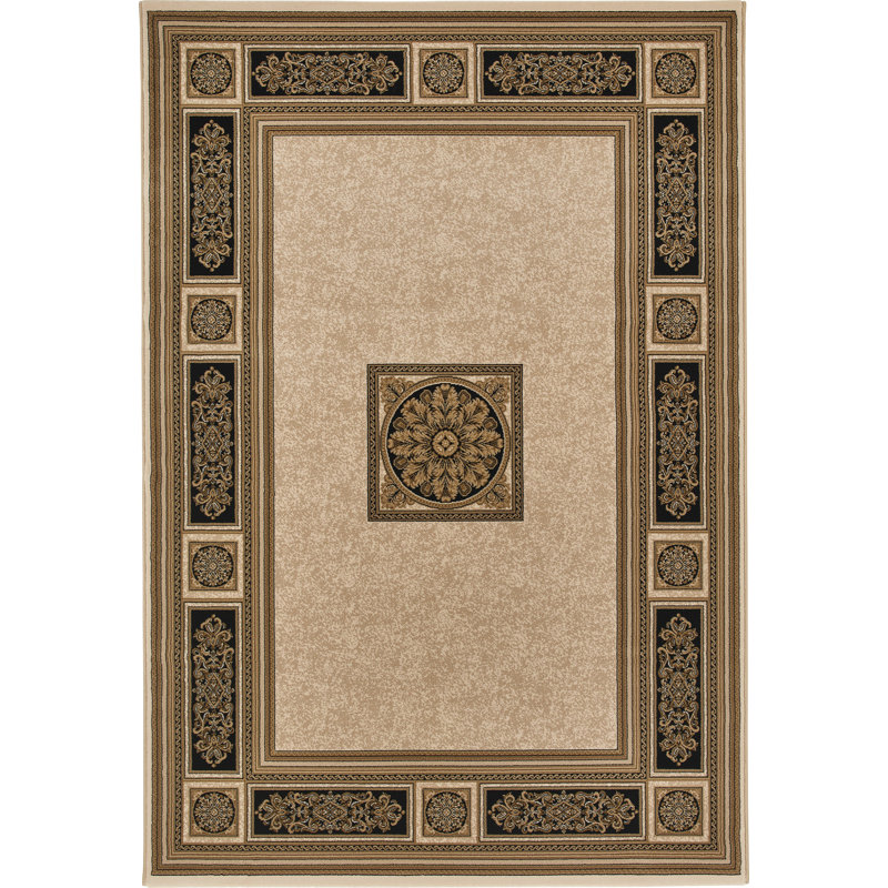 Giron Oriental Hand Woven Area Rug, Rectangle 133 x 195cm